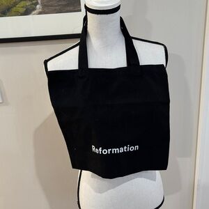 Reformation Classic Black Tote